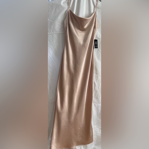 Express Dresses & Skirts - NWT XS Champagne Slip Dress Express adjustable shoulder straps